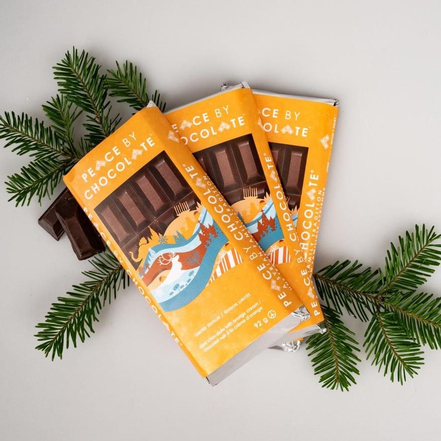 Dark Chocolate with Orange Cream- Peace by Chocolate