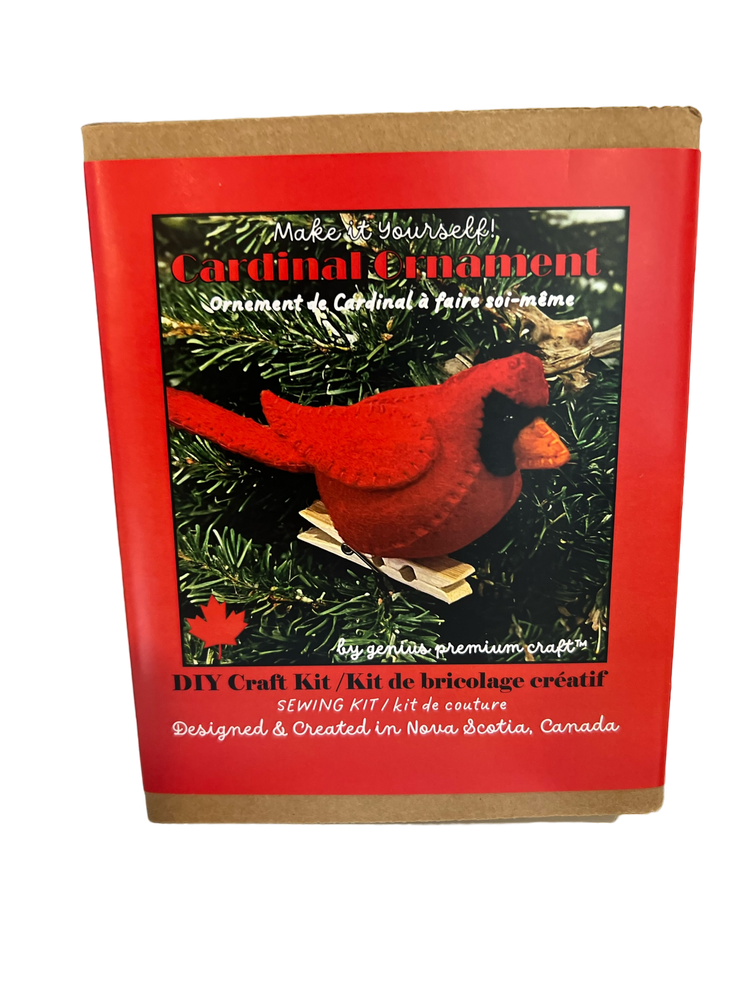DIY Cardinal Ornament Kit- Genius Premium Craft