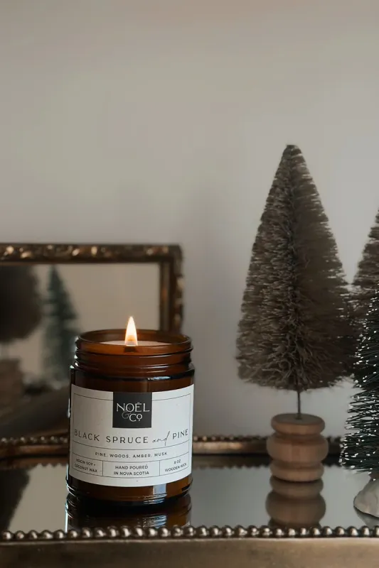 Black Spruce and Pine Candle- Noel &amp; Co.