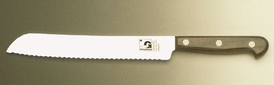 Rosewood Full Tang 8&quot; Bread Knife- Grohmann Knives