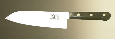 6" Santoku Knife, Rosewood Full Tang - Grohmann Knives 
