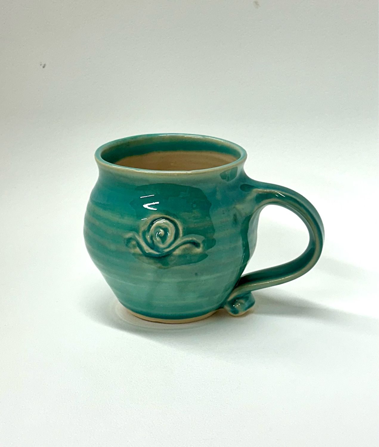 Aqua Snail Mug Gloria Dunbar