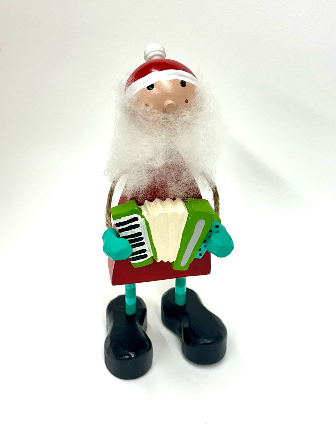 Large Santa with Accordion - Timberdoodle