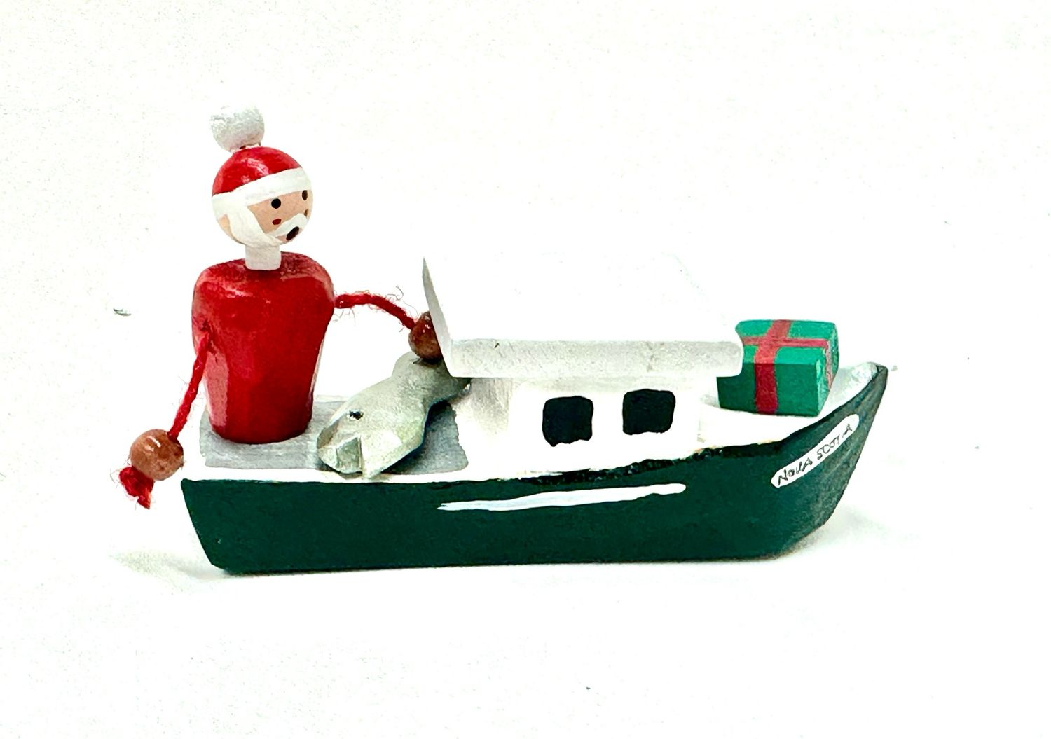 Santa in Lobster Boat- Timberdoodle 
