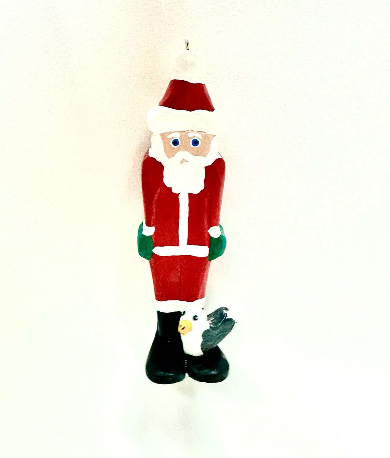 Hanging Santa Ornament- Timberdoodle 