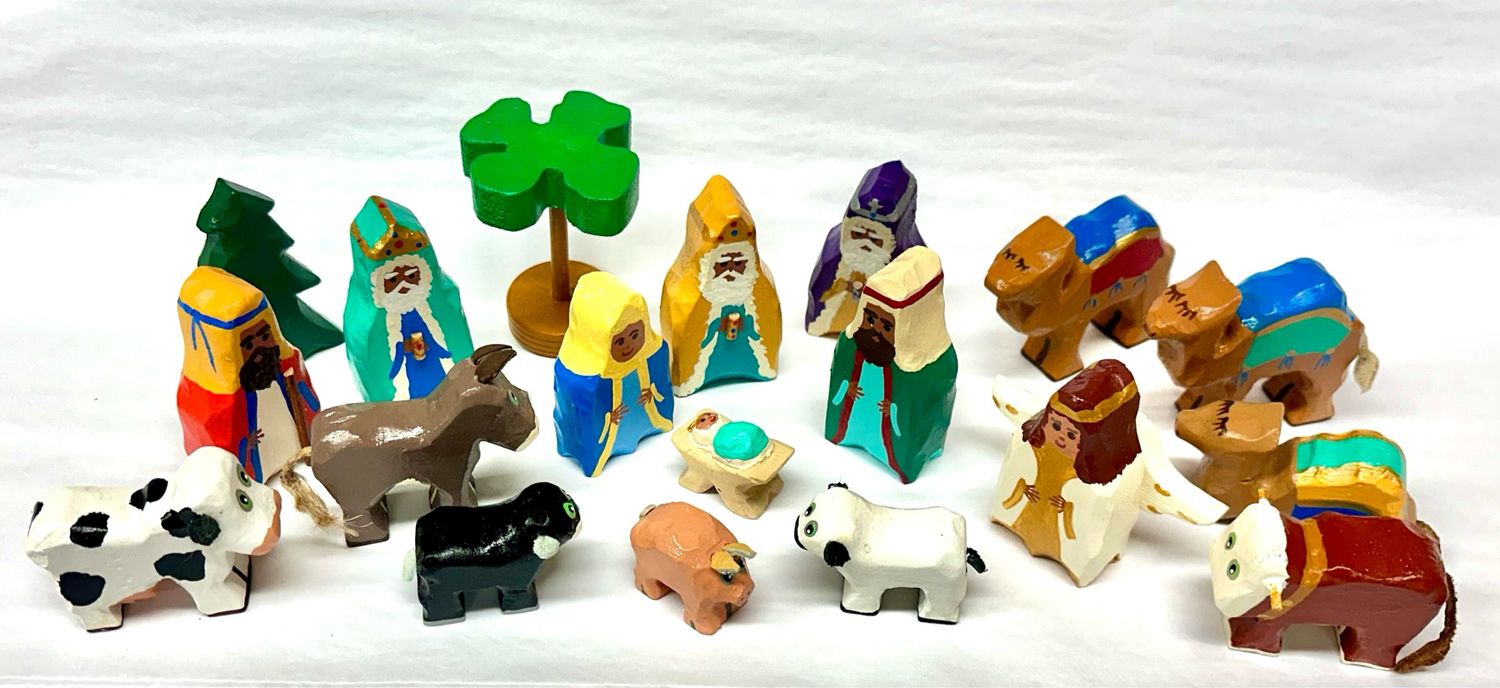 Nativity Set in Bag- Timberdoodle
