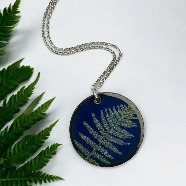 Fern Necklace - Aflame 