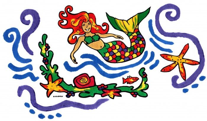 Mermaid Pillowcase Painting Kit