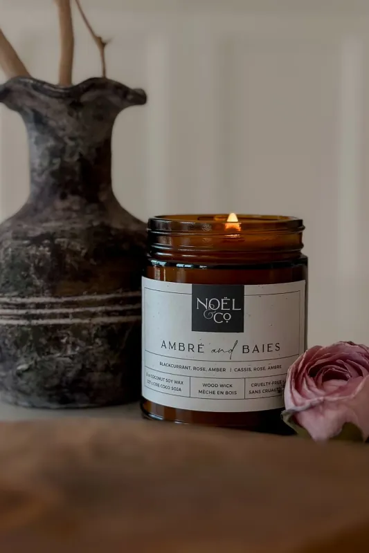 Ambre and Baies Candle- Noel &amp; Co.