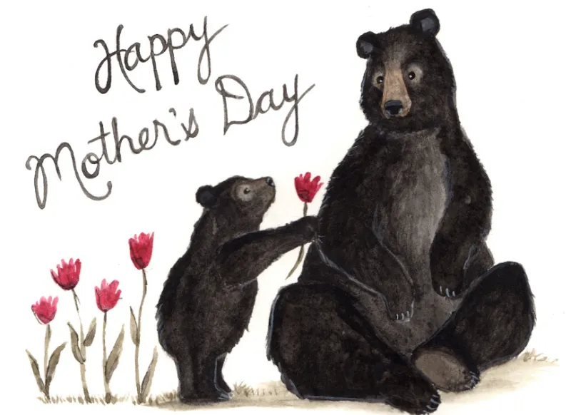 Happy Mother&#39;s Day Bears Card - Sarah Duggan