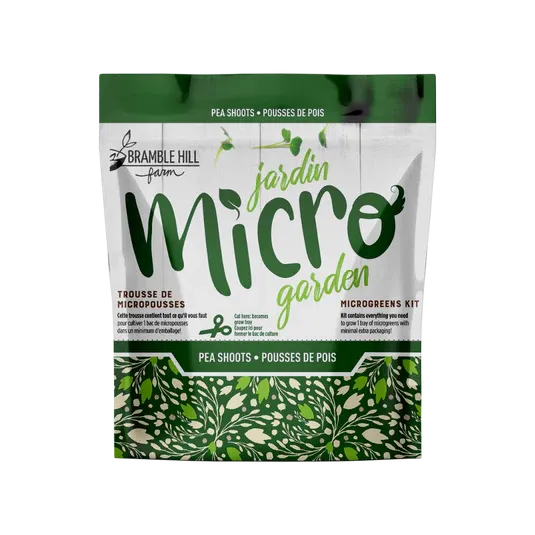 Pea Shoots Micro Garden Microgreen Kit