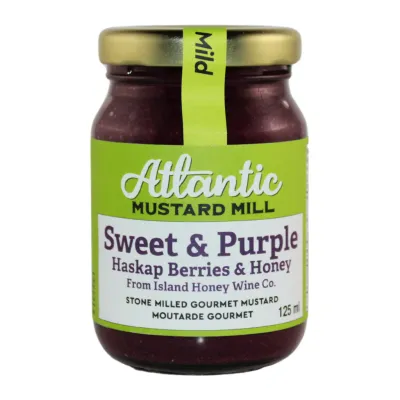 Sweet &amp; Purple, Haskap &amp; Honey Mustard- Atlantic Mustard Mill