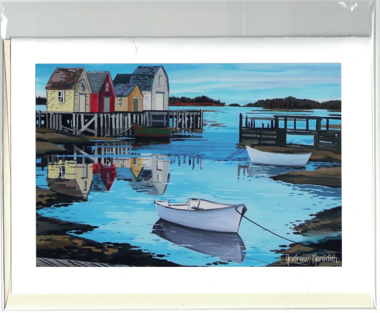 Reflections at Blue Rocks Card - Andrew Meredith 
