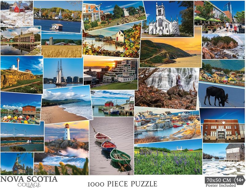 Nova Scotia Puzzle 1000 Piece Collage 