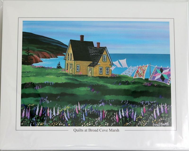 Quilts at Broad Cove Marsh Print - Andrew Meredith (8x10) Quilts at Broad Cove Marsh Print - Andrew Meredith (8x10)