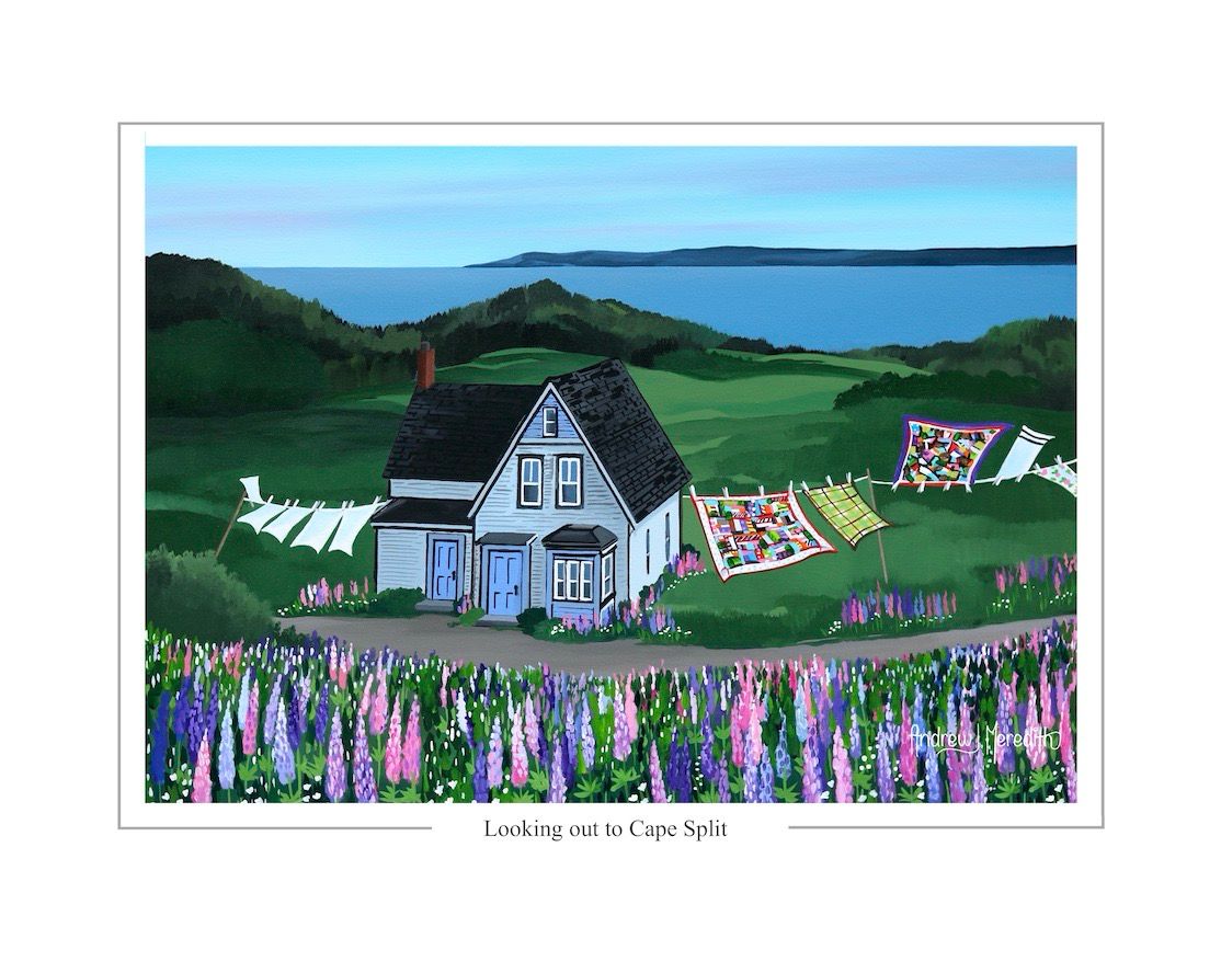 Looking Out to Cape Split Print - Andrew Meredith (8x10) Looking Out to Cape Split Print - Andrew Meredith (8x10)