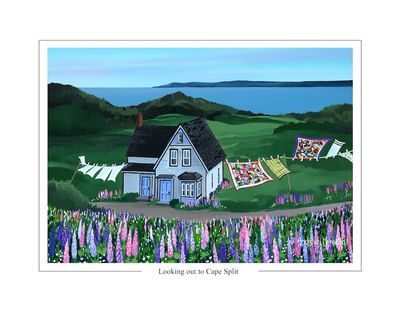 Looking Out to Cape Split Print - Andrew Meredith (8x10)