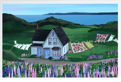 Looking Out to Cape Split Print - Andrew Meredith (12x18)