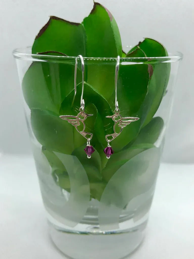 Hummingbird Earrings - Shy Giraffe 