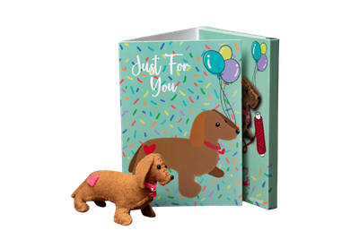 DIY Puppy Birthday Greeting Card &amp; Sewing Kit- Genius Premium Craft