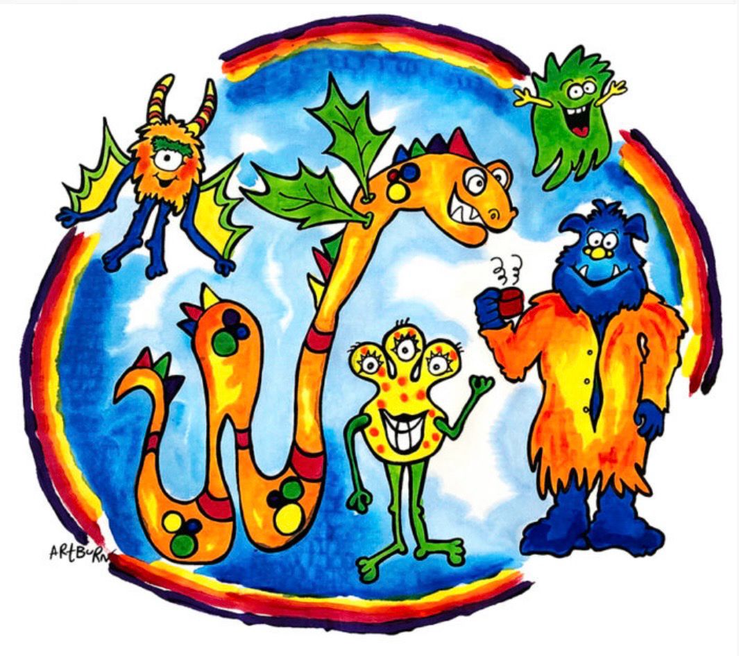 Monsters Pillowcase Painting Kit