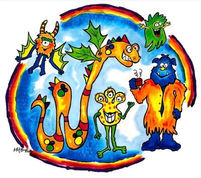 Monsters Pillowcase Painting Kit