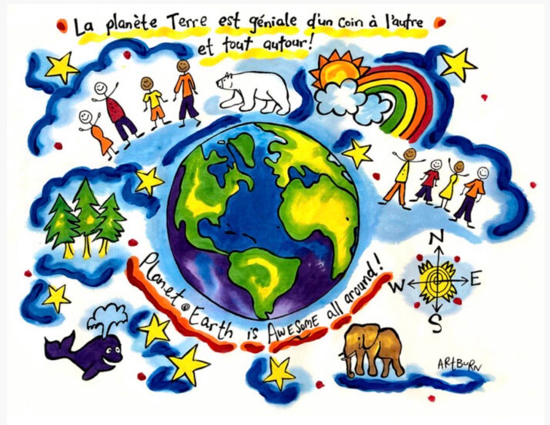 Planet Earth Pillowcase Painting Kit