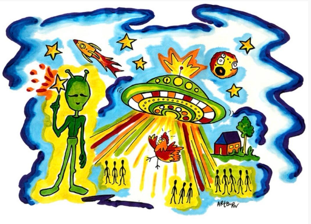 Spaceship Pillowcase Painting Kit