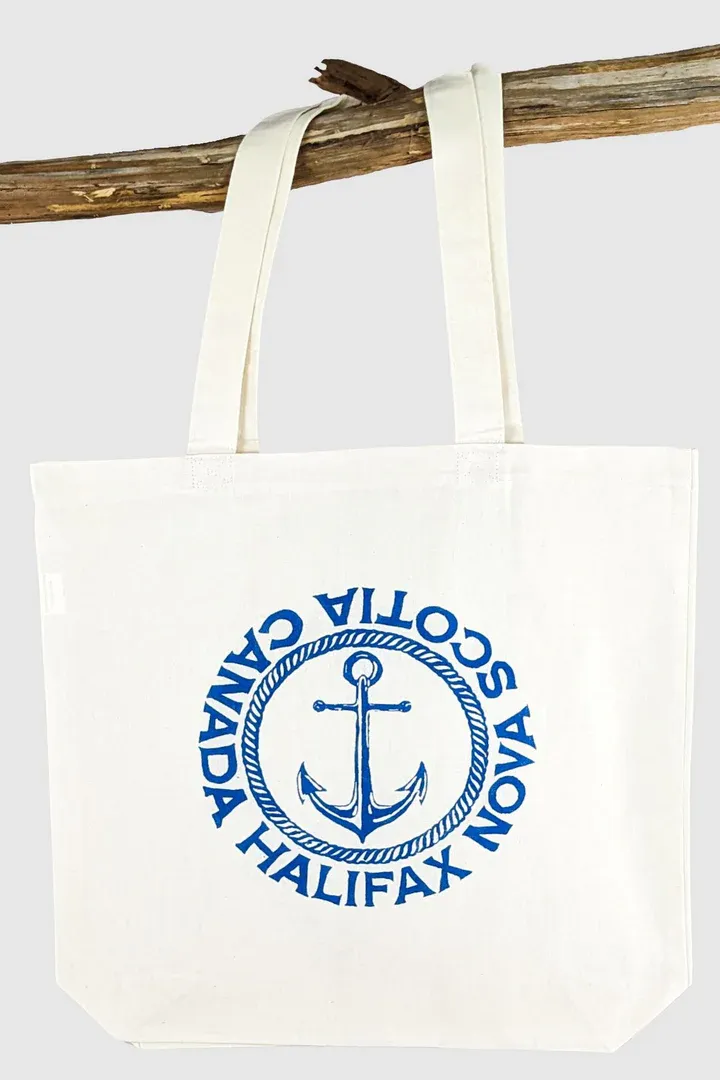 Halifax Rope Anchor Tote Bag