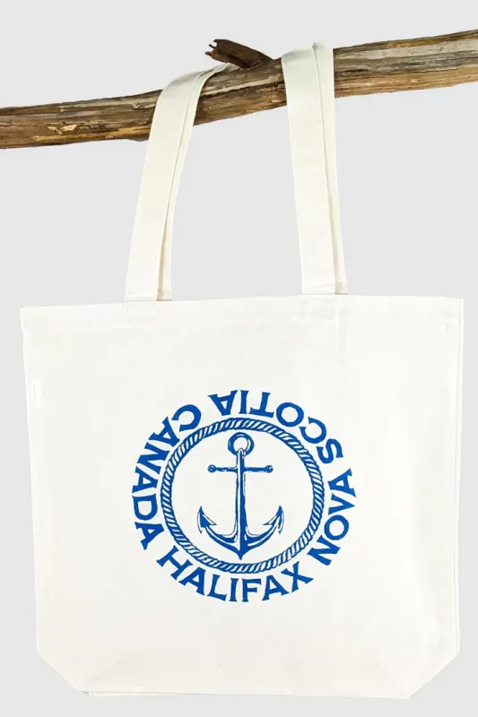 Halifax Rope Anchor Tote Bag