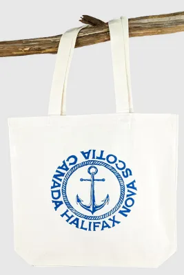 Halifax Rope Anchor Tote Bag