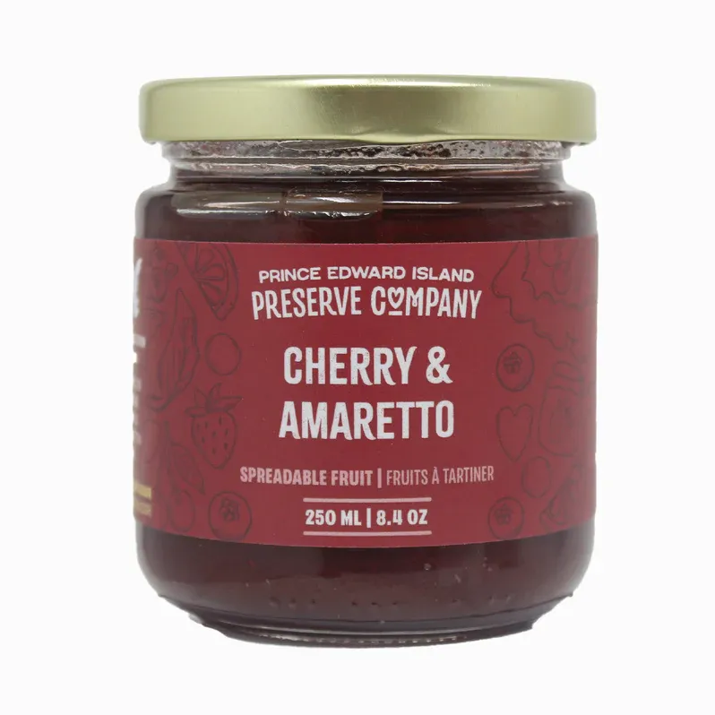 Cherry and Amaretto 250ml- PEI Preserves