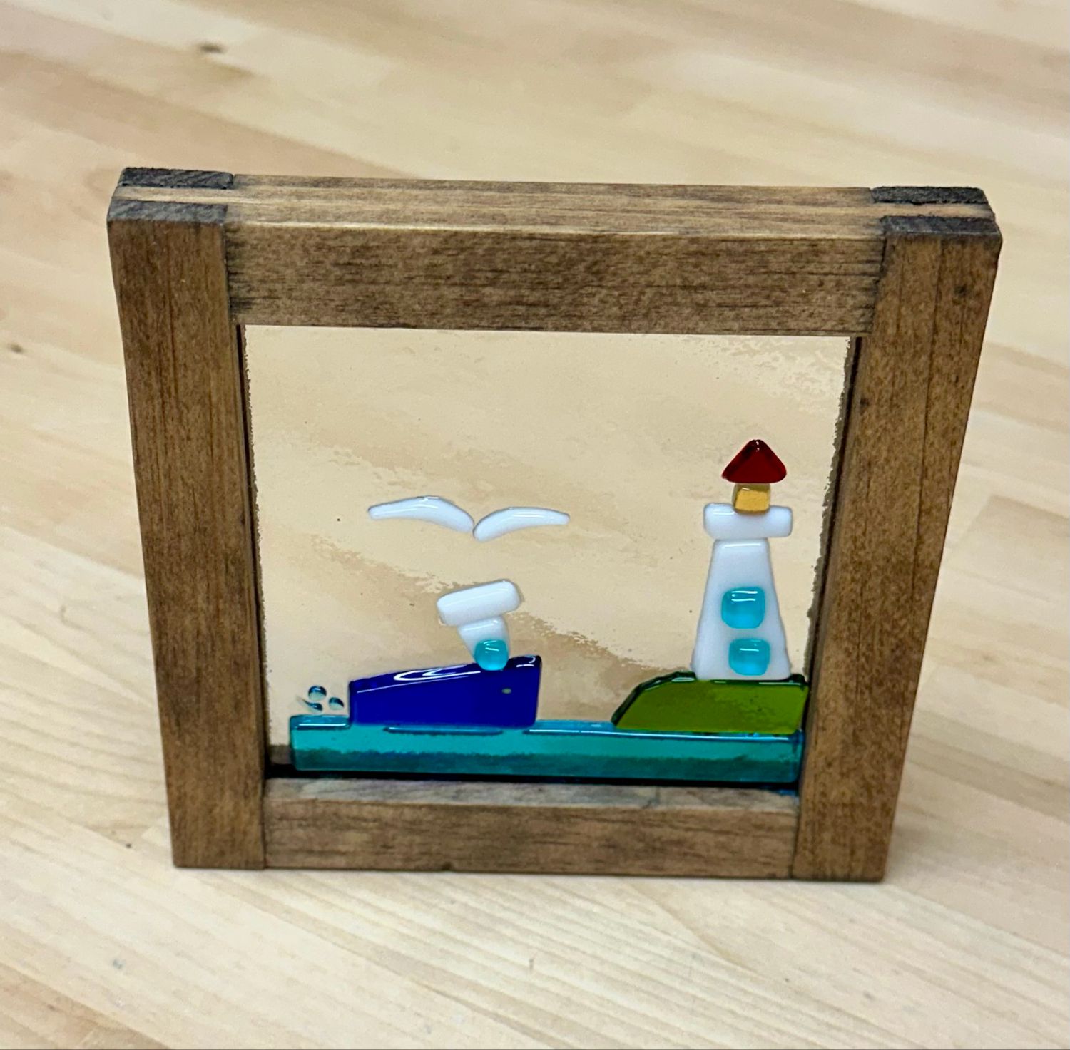 Small Frame with Seascape- Canoe Cove Small Frame with Seascape- Canoe Cove