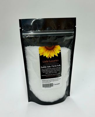 Coconut Bubble Salt 350g - Little Luxuries Coconut Bubble Salt 350g - Little Luxuries