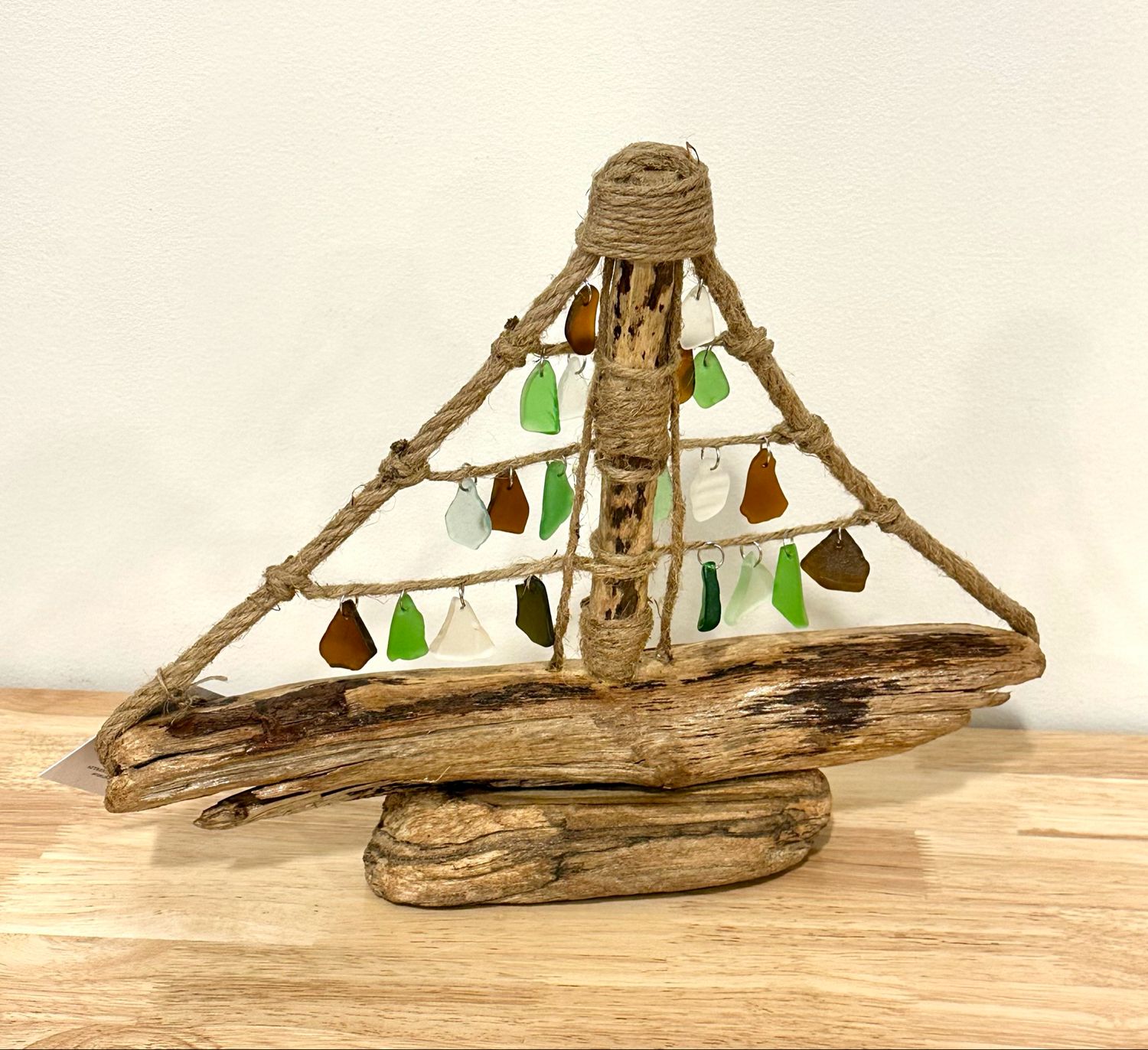 Small Seaglass Sailboat - Beachy Designs
