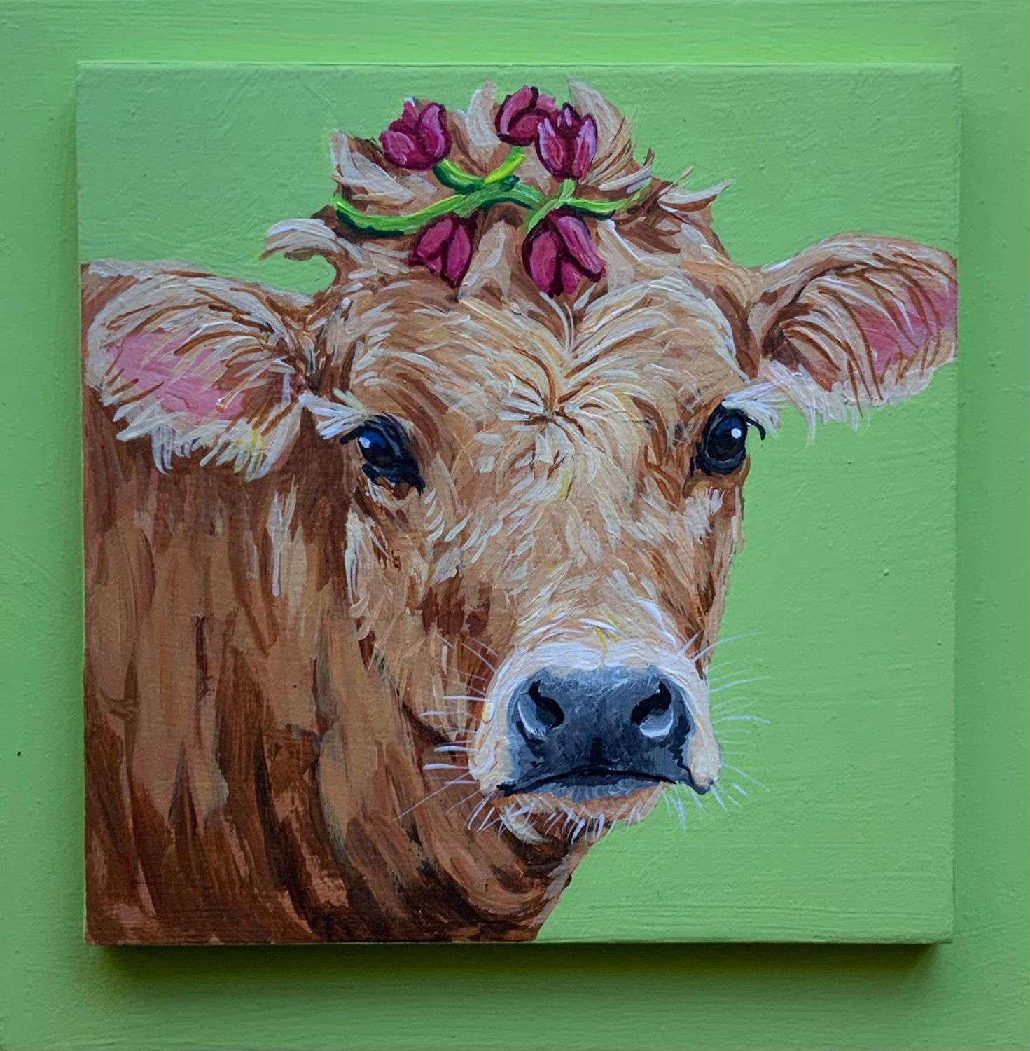 Hermina on Light Green 