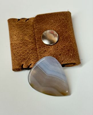 Assorted Banded Agate Guitar Pick - Fundy Treasures