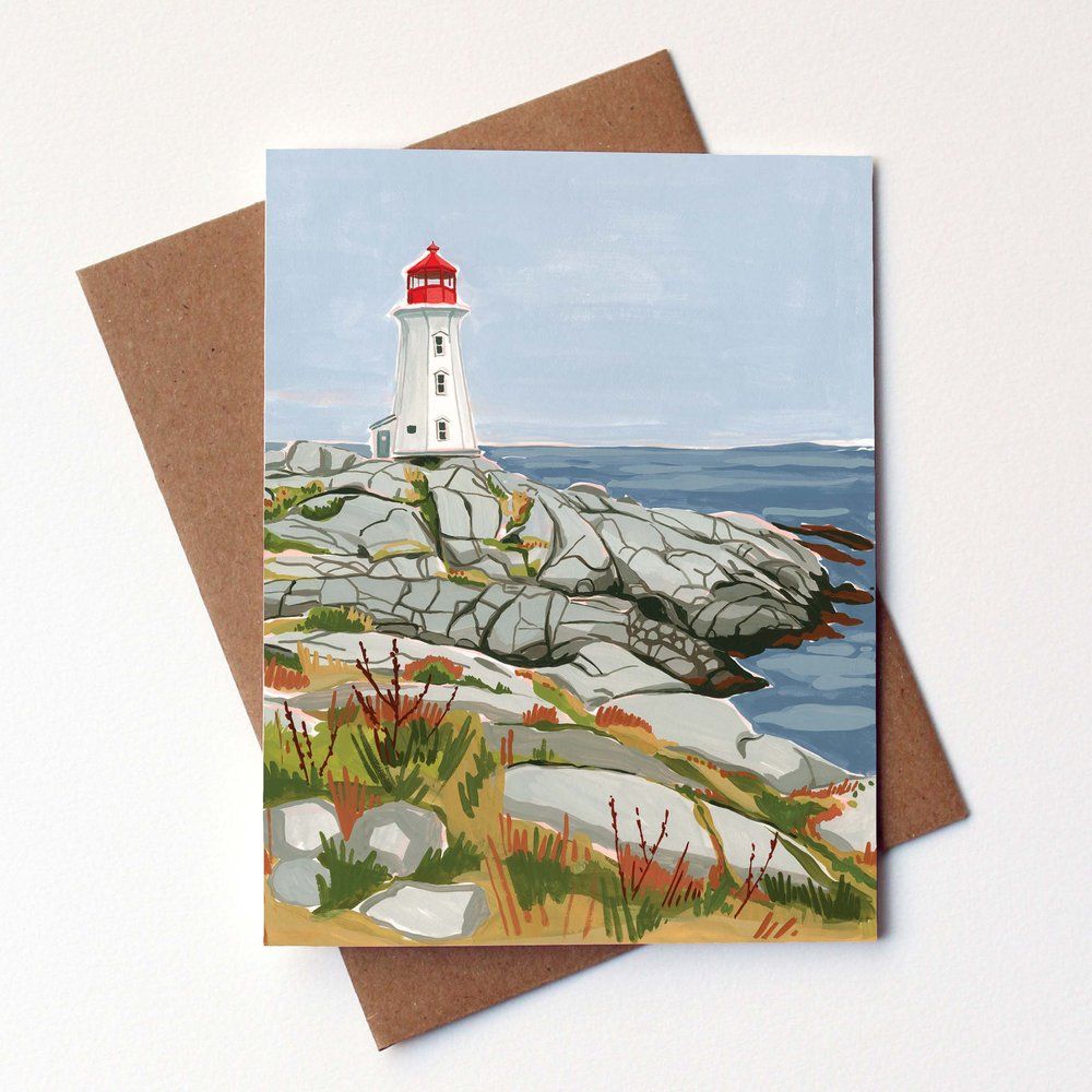 Peggy&#39;s Cove  Card - Kat Frick Miller 