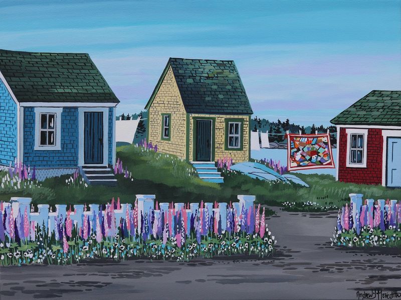 Lupines at Blue Rocks - Andrew Meredith