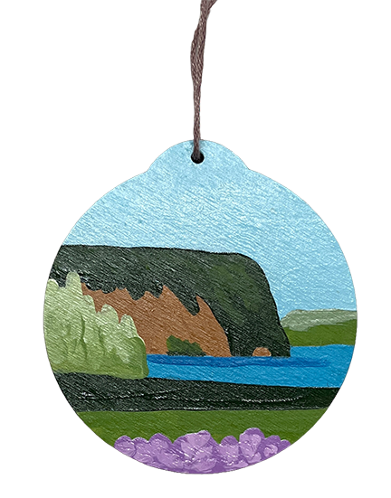 Blomidon View Small Round Ornament - Care Garrison