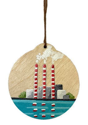 Tufts Cove Small Round Ornament - Care Garrison