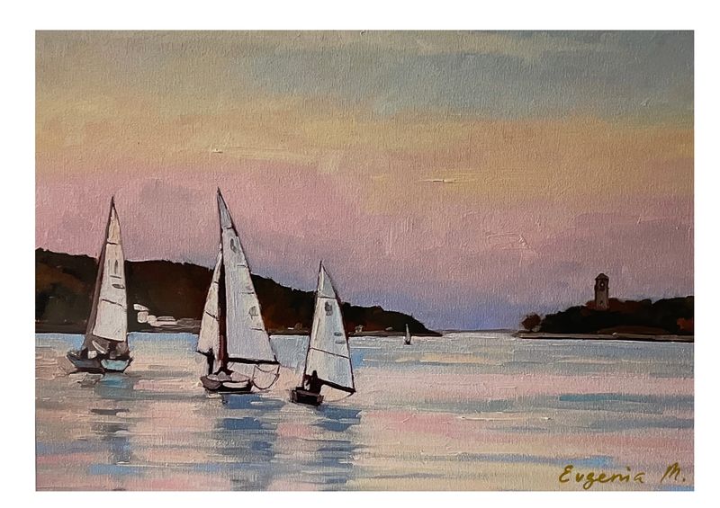 Sailing at the Dingle