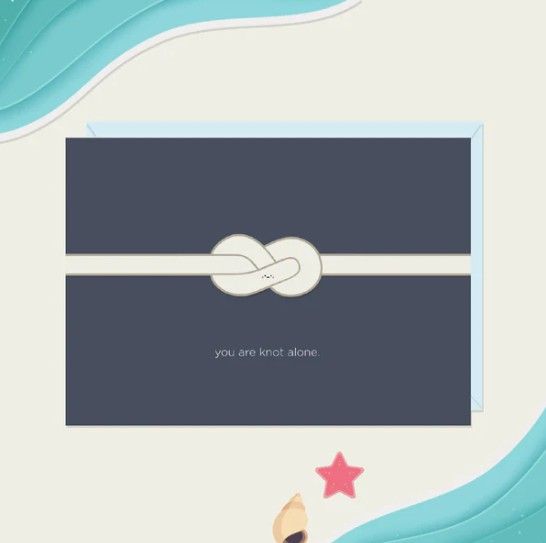 You Are Knot Alone - Paper Hearts