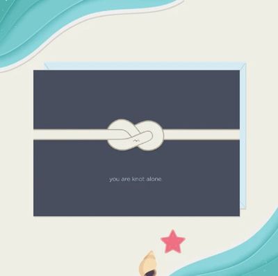 You Are Knot Alone - Paper Hearts