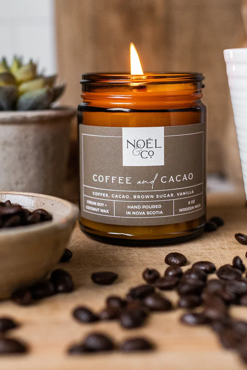 Coffee and Cacao Candle- Noel & Co. Coffee and Cacao Candle- Noel & Co.