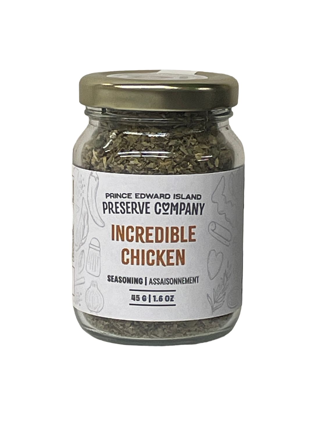 Incredible Chicken Seasoning- PEI Preserve Co.
