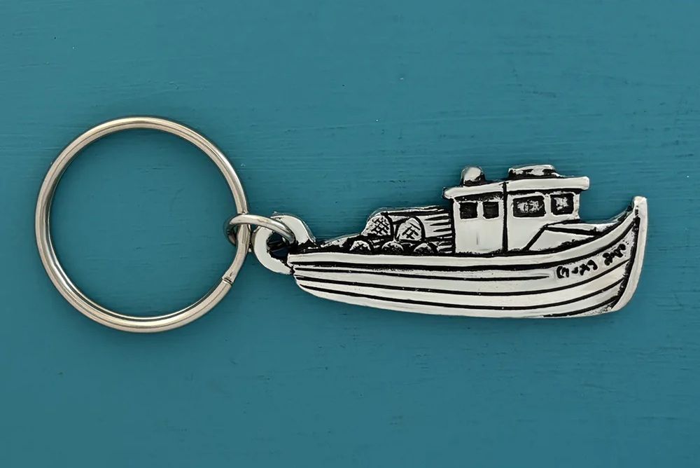 Lobster Boat Keychain - Basic Spirit