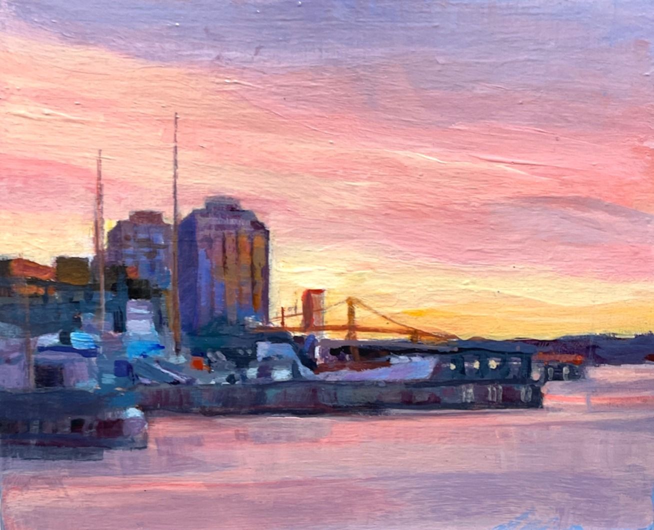 Purdy&#39;s at Sunset 4  x 5 - Sheila Harnish