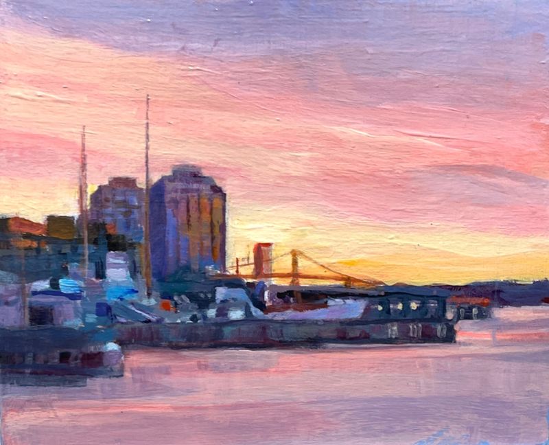 Purdy&#39;s at Sunset 4  x 5 - Sheila Harnish