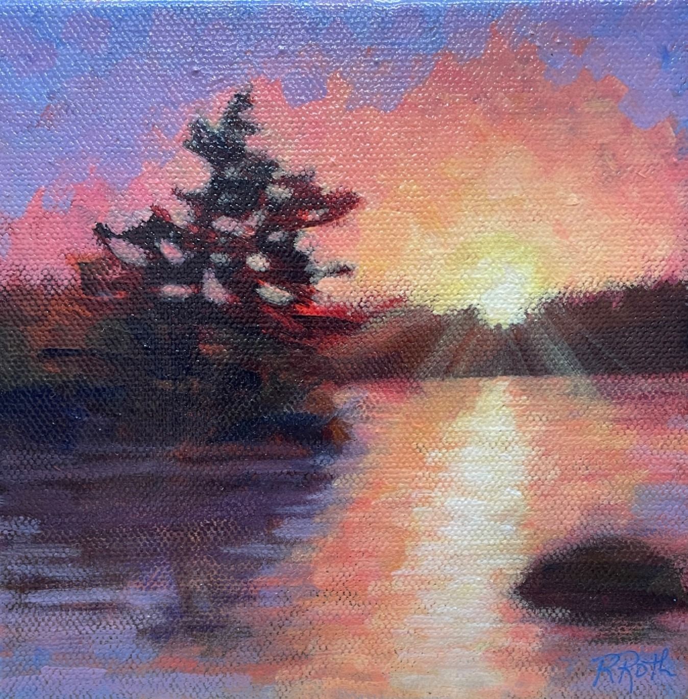 Polka Dot Sunset - Raquel Roth